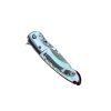 3.5" Ball Bearing Folding Knife w/ Drop Point Damascus Blade