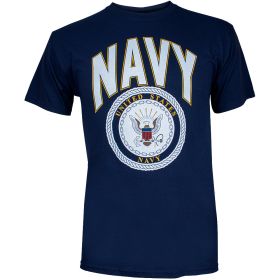 NAVY T SHIRT, NAVY BLUE XXXL