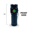 Tactical 1,500-Lumen Rechargeable Flashlight