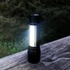 Tactical 110-Lumen Rechargeable Flashlight with COB Light