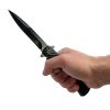 9" Spring Assisted Stiletto Knife with Fish Scale Handle