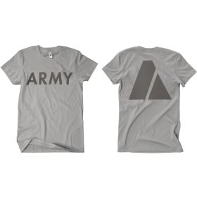 ARMY REFLECTIVE T SHIRT, GREY L *SY