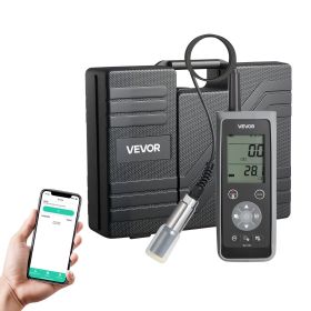 VEVOR Dissolved Oxygen Meter, 0.0-50.0 mg/L Measurement Range, Portable Dissolved Oxygen Tester Kit with 13.1 ft Electrode Cable