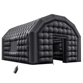 VEVOR Inflatable Nightclub, 17.72 x 16.4 x 13.9 ft Inflatable Party Tent with 680W Blower & Sandbag, Ventilated Blow up Night Club with 2 Windows