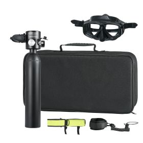 VEVOR Scuba Tank, 0.5L Portable Diving Tank with Pump, Diving Oxygen Cylinder Supports 5-10 Minutes Underwater Breathing, 98.43 ft Diving Depth