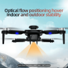 F196 Beginner-Friendly FPV Drone with Dual Cameras & Obstacle Avoidance - 480P Video, Optical Flow Hover, WiFi App Control, Foldable Design