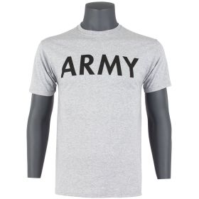 ARMY T SHIRT GREY S *DS