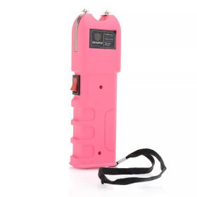 Safety Vital LED Flashlight Stun Gun (Color: Pink)