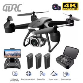 V14 Professional Drone 6K HD Dual Camera Wifi FPV Portable RC Quadcopter 2 BATTERY,Drones Suitable For Adults & Beginners.Logistics Is Randomly S (Option: 3BATTERIES)