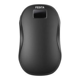 Large Capacity Double-sided Heating Digital Display USB Charging Portable Hand Warmer (Option: N20 Black-1PCS)