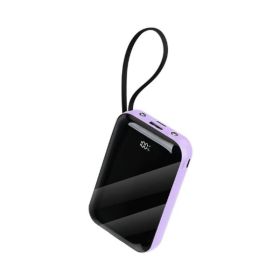 Universal Charging Companion  Power Bank - Suitable For A Variety Of Scenarios, With Portability And Multiple Capacities, Fast Charging And Wirel (Option: Purple)
