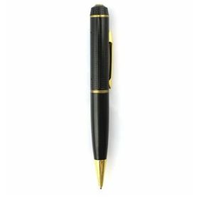 1080P HD Pocket Pen Camera Hidden Cam Mini Body Video Recorder DVR Security USB (Option: BlackGold)