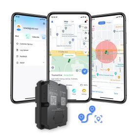 Long Battery 4G GPS Vehicle Tracker - Up To 30 Days Standby, Real-Time Tracking, Magnetic & Waterproof, Subscription Required (Option: Black)