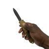 5.5" Automatic OTF Knife w/ Half Serrated Dagger Blade