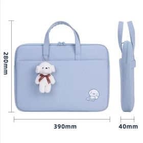 14" Inch Laptop Case - Deli 63756 Briefcase Portable Bag - Perfect for On-the-Go! (Color: Deli 63756 Briefcase (blue))