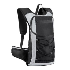 VEVOR Hydration Backpack, 15L Insulated Hydration Pack Backpack with 3L TPU Water Bladder, Hiking Water Backpack with Storage for Men Women (Color: Black, Type: Flanker)