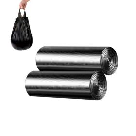 Portable Unscented Disposable Trash Bags for Home & Commercial (Color: Black, Type: 2 Rolls)