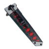 9" Spring Assisted Anime Knife with Tanto Blade